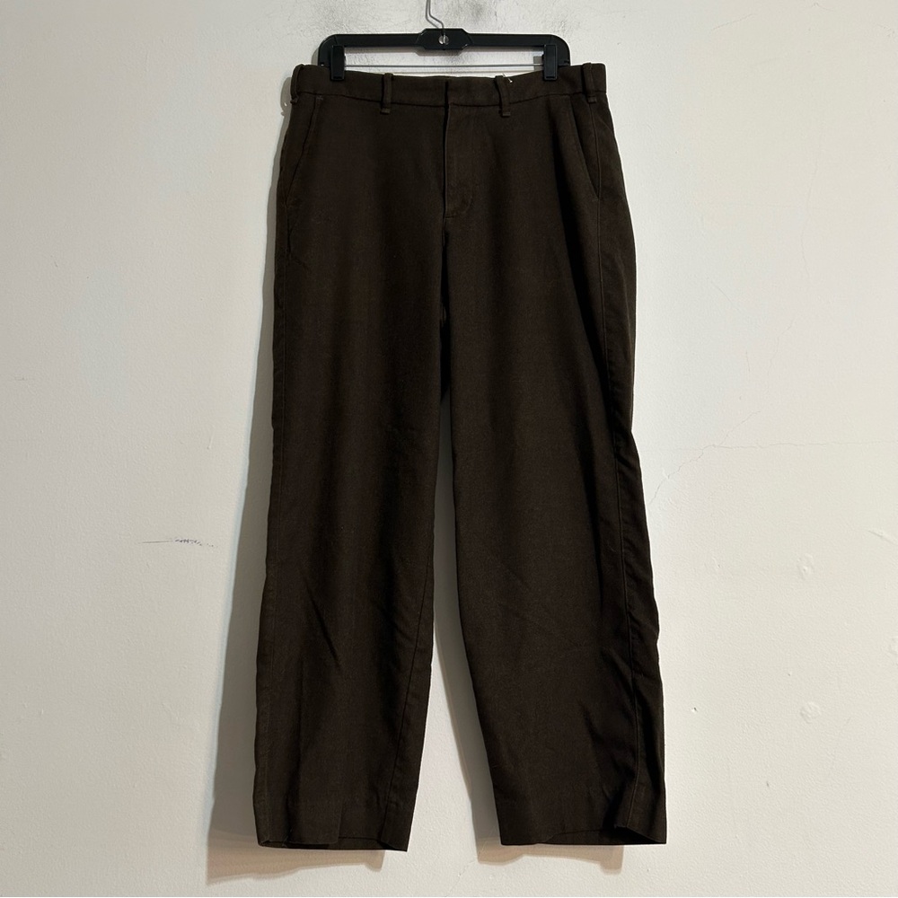 Abercrombie & Fitch Menswear Baggy Trousers Dark Brown Size 34